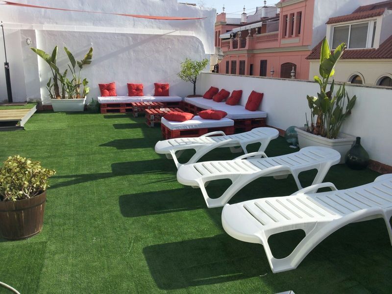 Apartamentos Dona Lola Sevilla Buitenkant foto